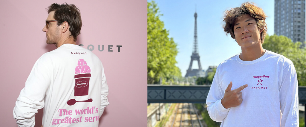 Haagen Dazs x Racquet collaboration
